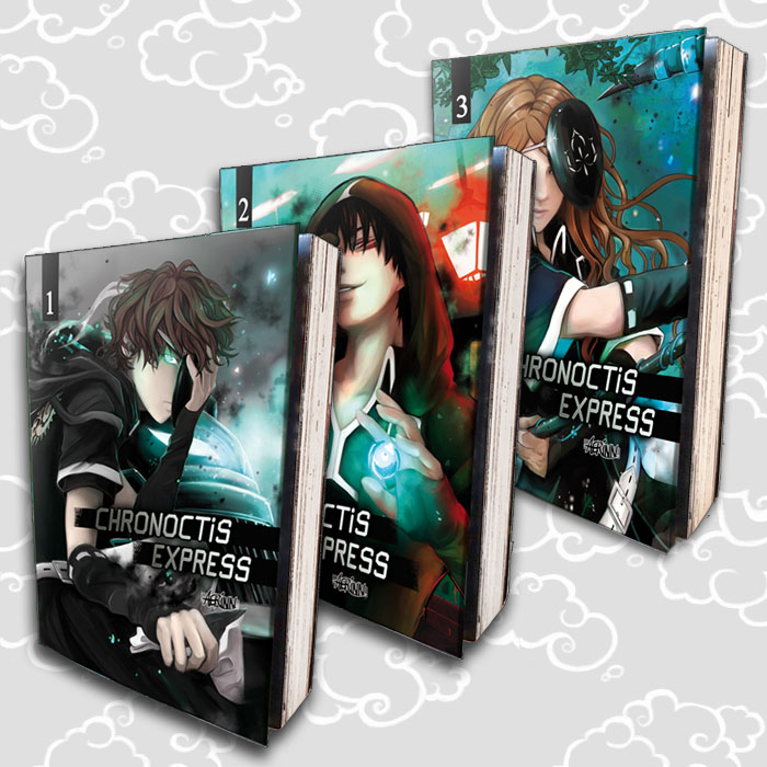 Trilogie manga Chronoctis Express imprimee par Book Print Broker