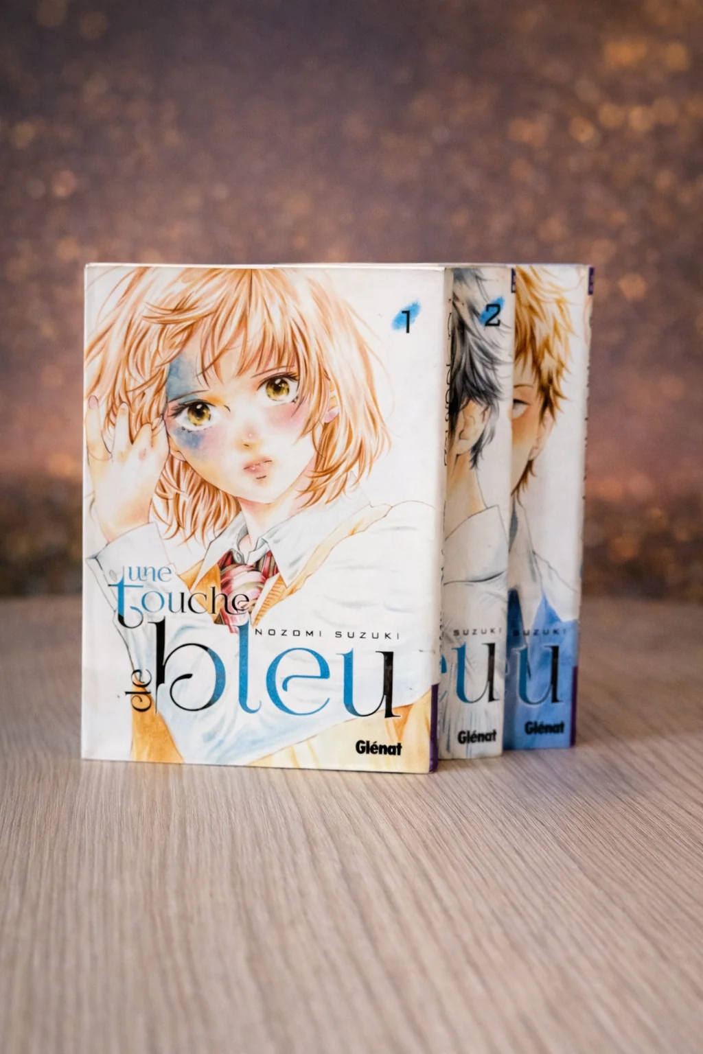 Trilogie manga Une touche de bleu imprimee par Book Print Broker